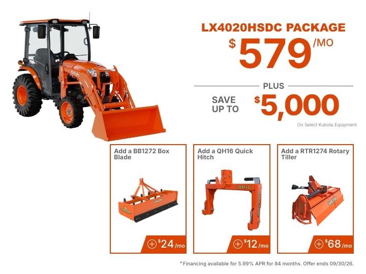 LX4020HSDC Tractor Package